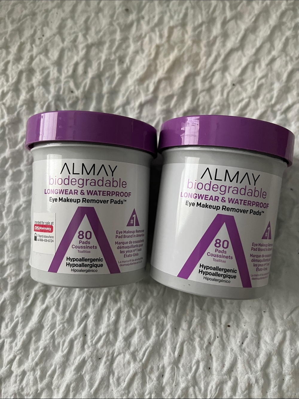 NWT Almay Eye Makeup Remover Pads